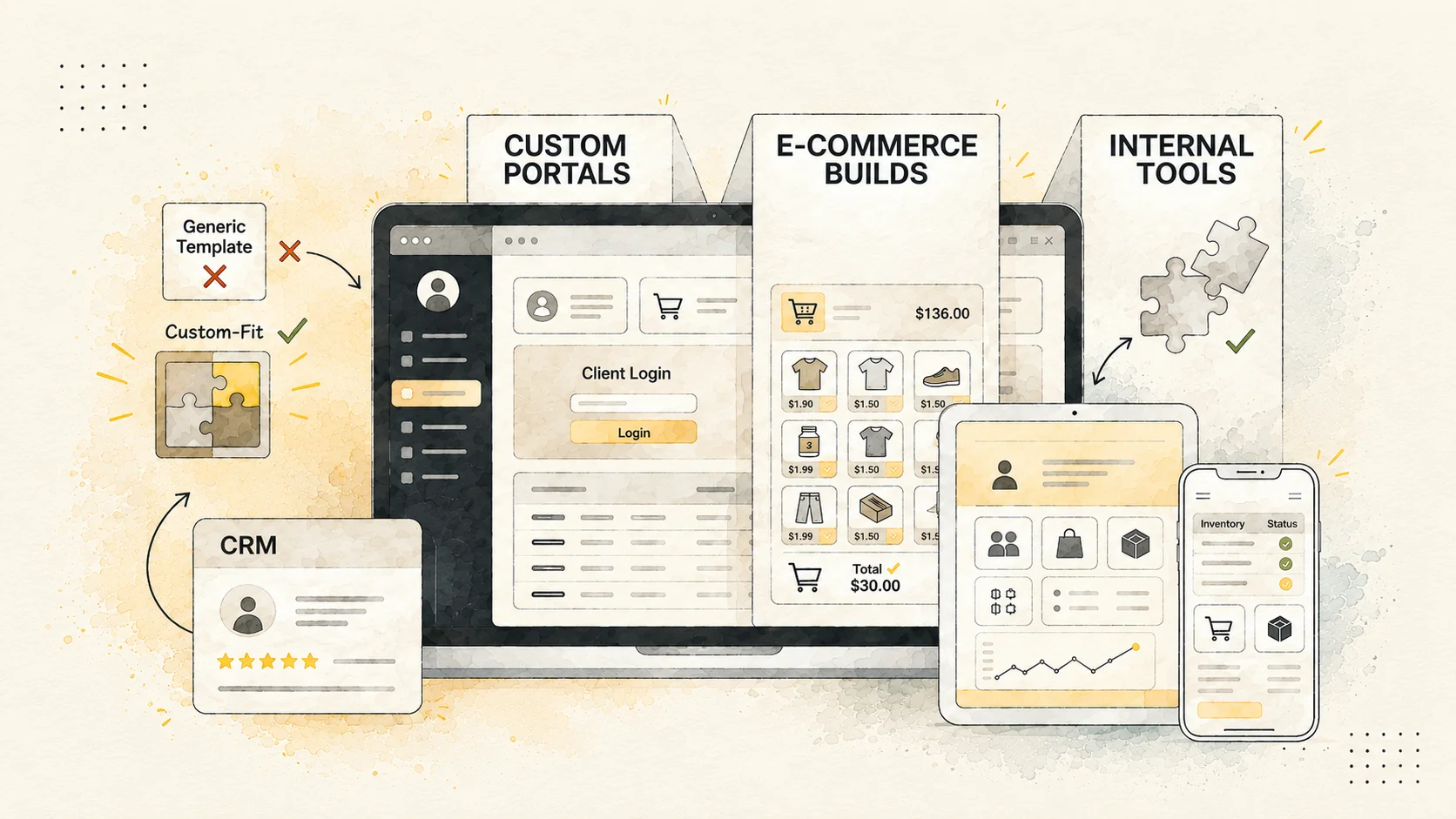 Web & Mobile Apps / CRM Systems